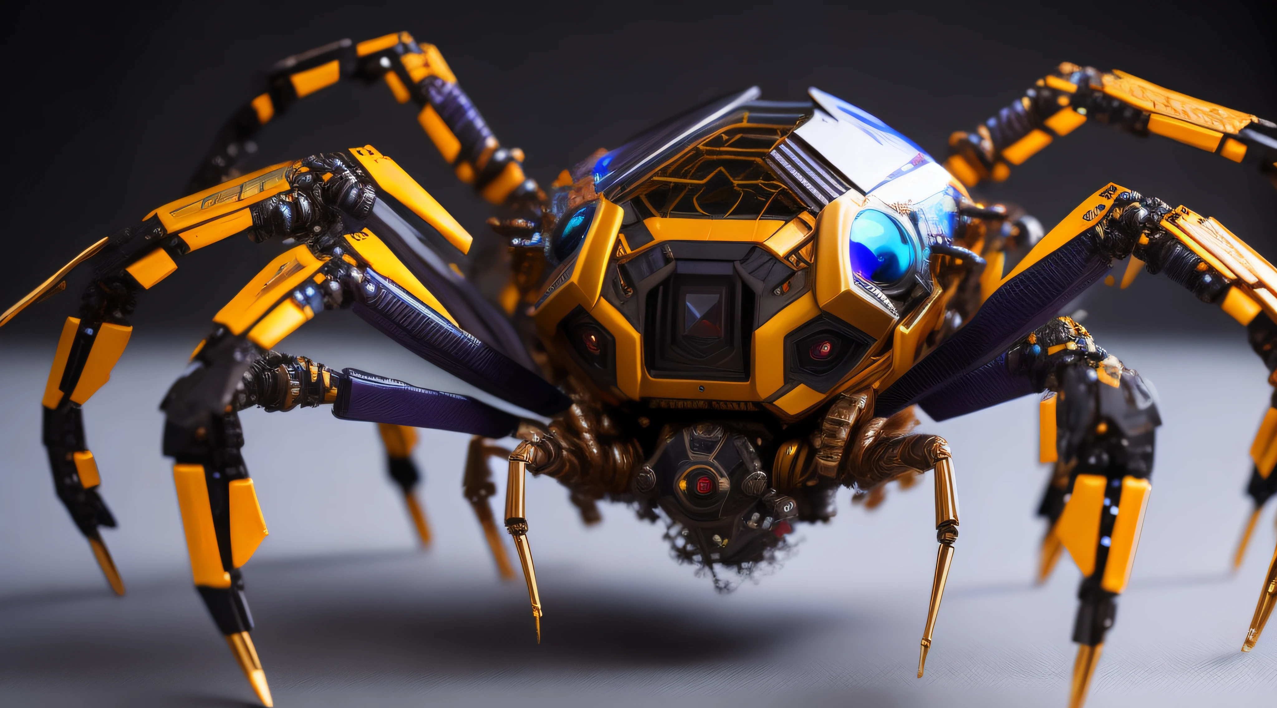 Robotic space spider fused with Ninjago's Great Debrontor