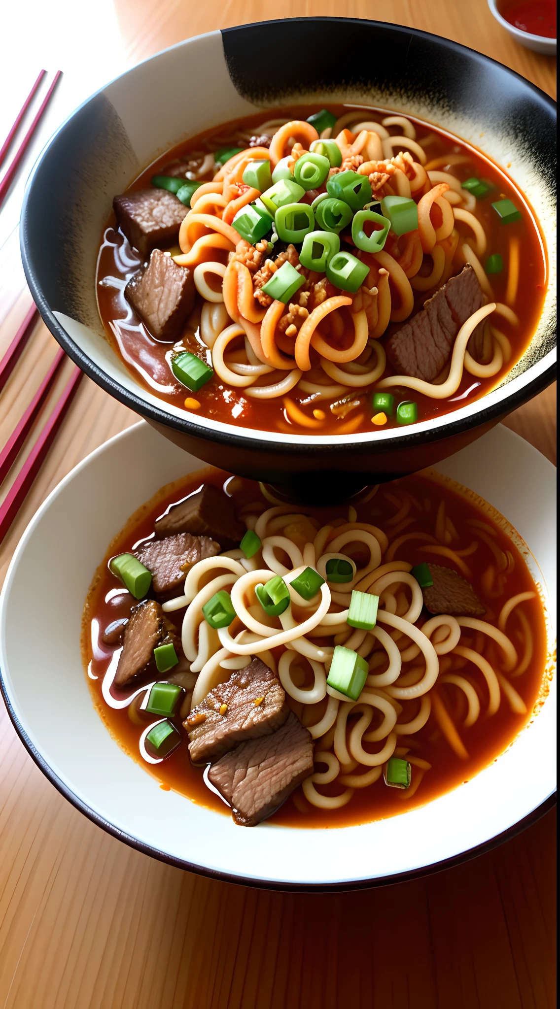 Spicy beef noodles