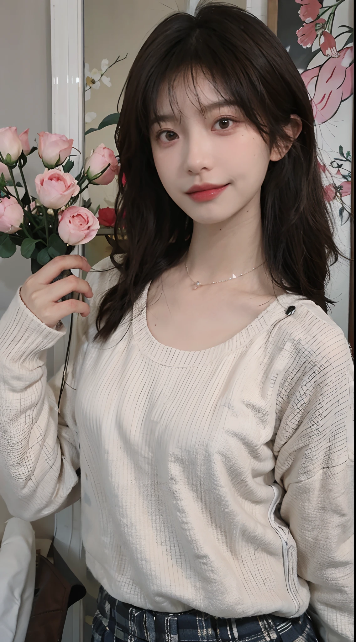 8K, top quality, masterpiece, super high resolution, smile (photorealistic: 1.4), highly detailed and professional lighting. Beautiful skin, pureerosface_v1, cute, innocent, (smile), 20 year old girl,(RAW photo: 1.2), picturesque, short hair, ((blush)), realistic face, contains only the face area.
