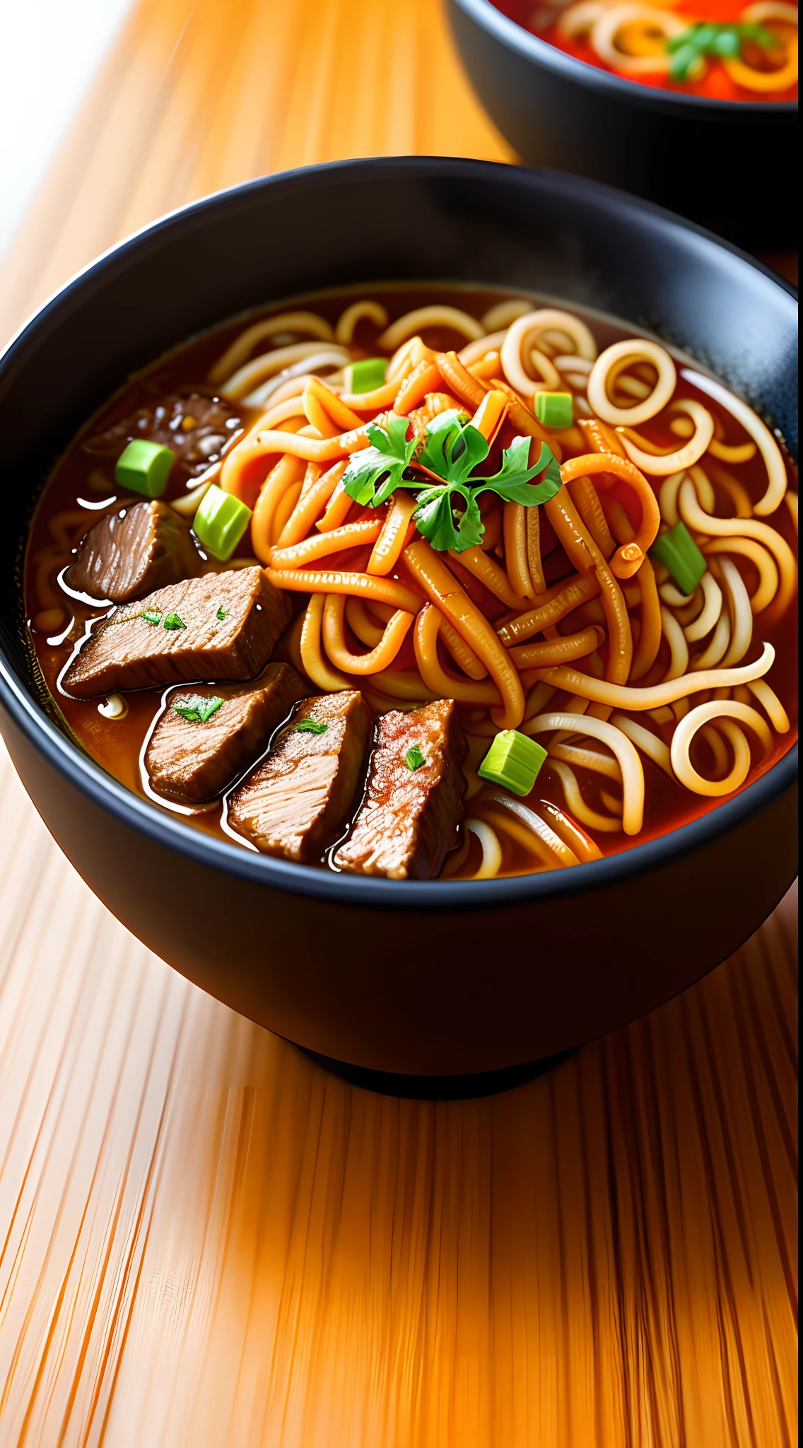 Spicy beef noodles