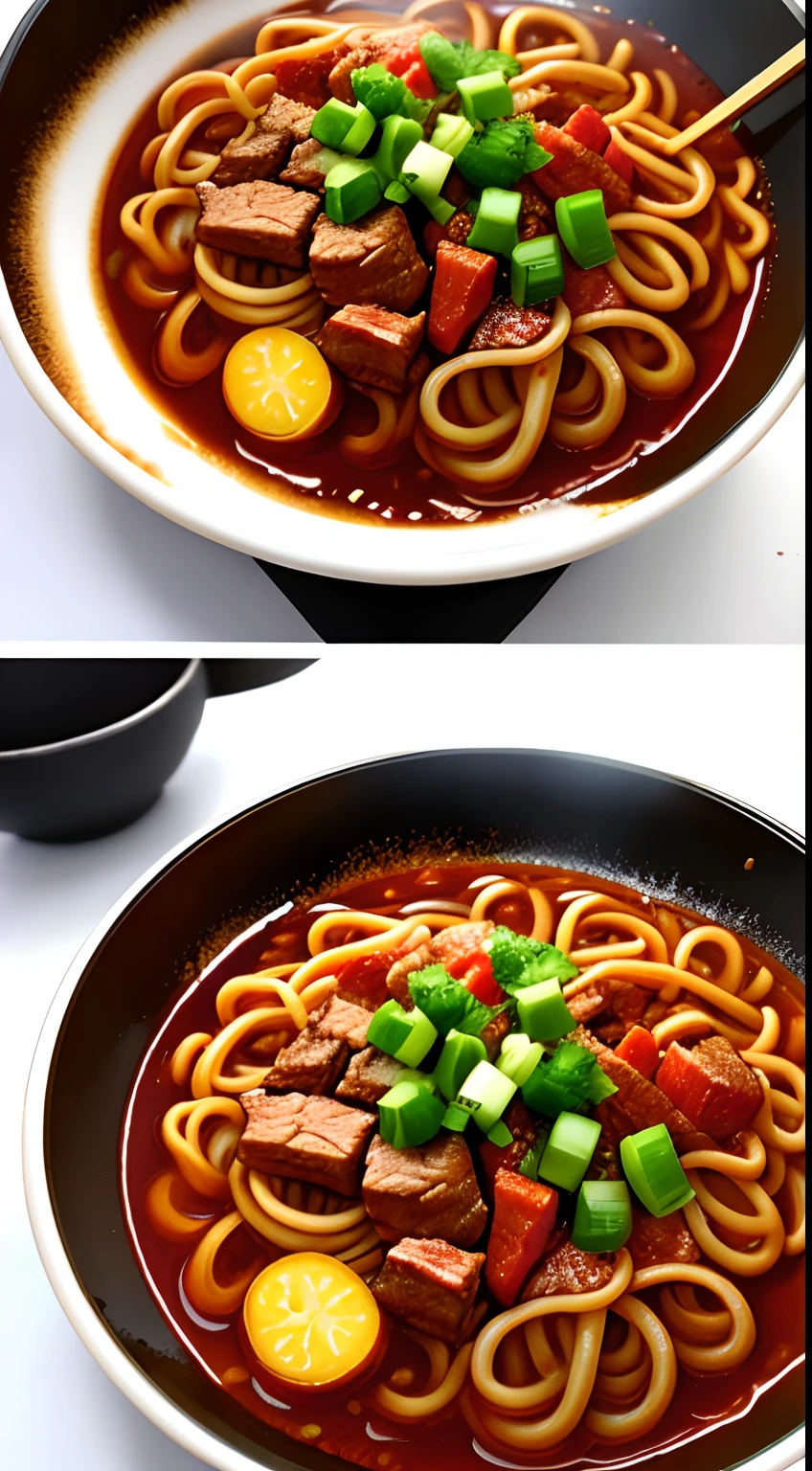 Spicy beef noodles