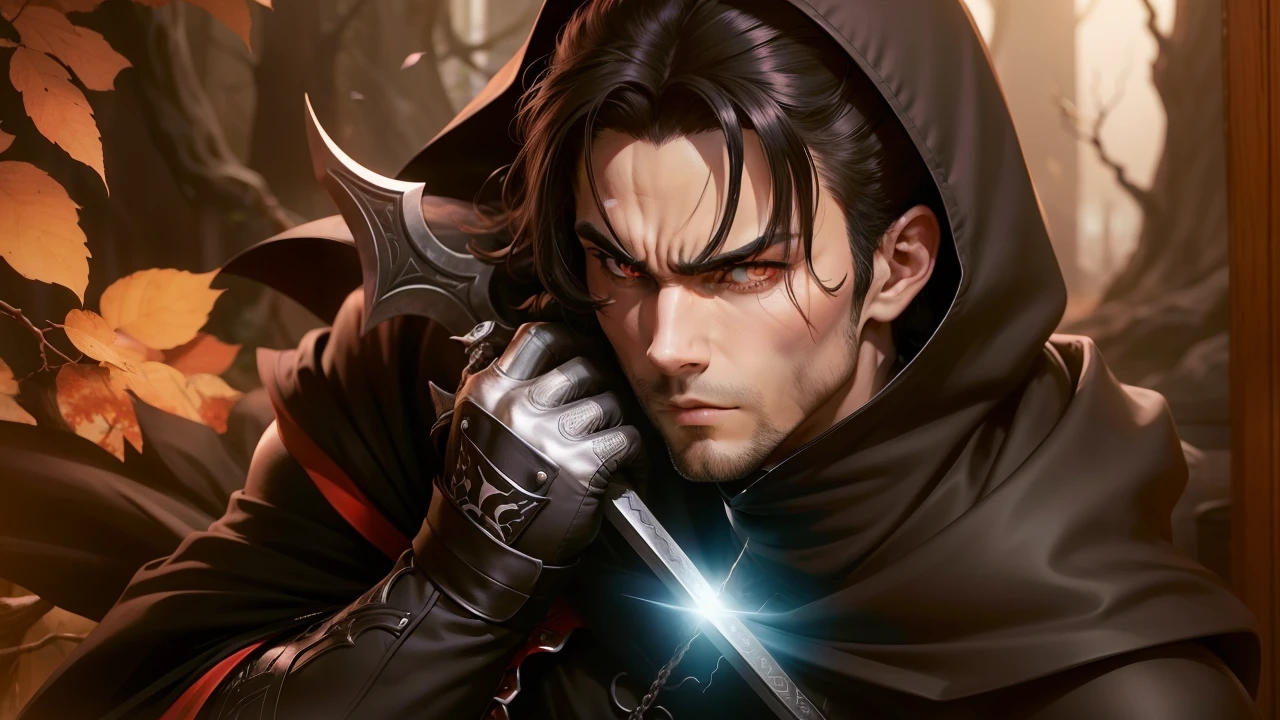 Gutts gatsu Guts HairSubaru blackcape BlackCover Espada de um olho Sangue Anime Tree BlackArmor Gigachad ChadFace GigachadFace StrongFace Capuz Good BlackHood SubaruHair Muscles