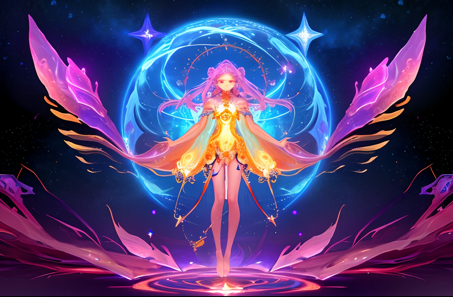 Cosmic consciousness, concept art, 4k