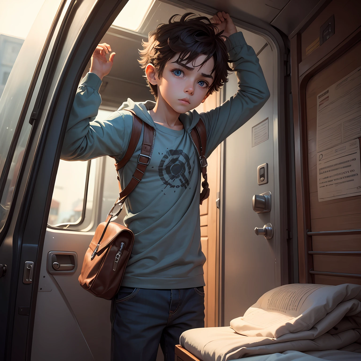 A boy who travels back in time and is confused --auto