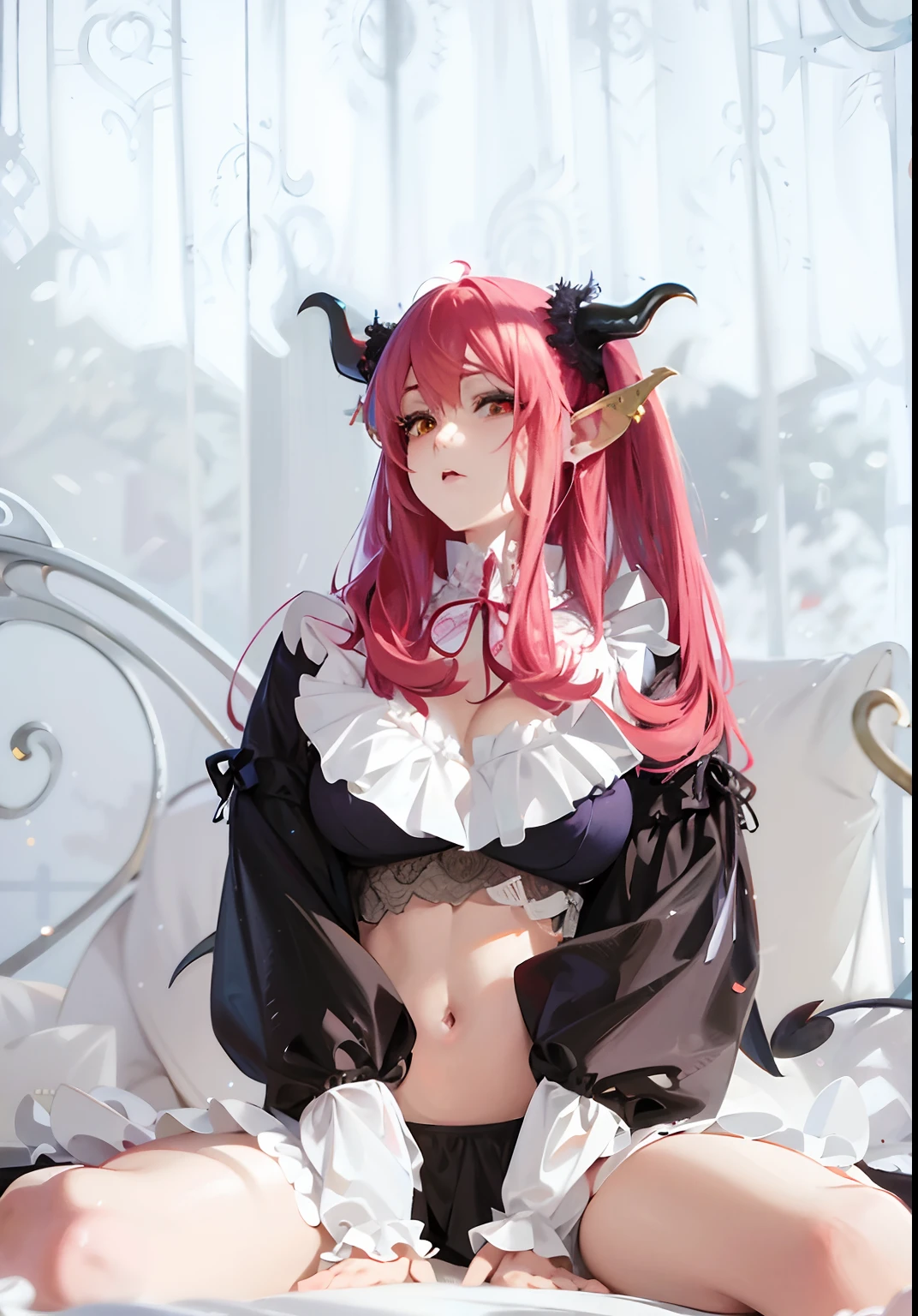 Anime girl cosplay, Anime cosplay, demon anime girl, a beautiful succubus, Succubus | medieval, mika kurai demon, beautiful elegant demon queen, cosplay, Gorgeous Role Play, Succubus, Anime girl in real life, Kitagawa Kaijo,Kitagawa Sea Dragon Enchanted,The chest is large,Very large breasts