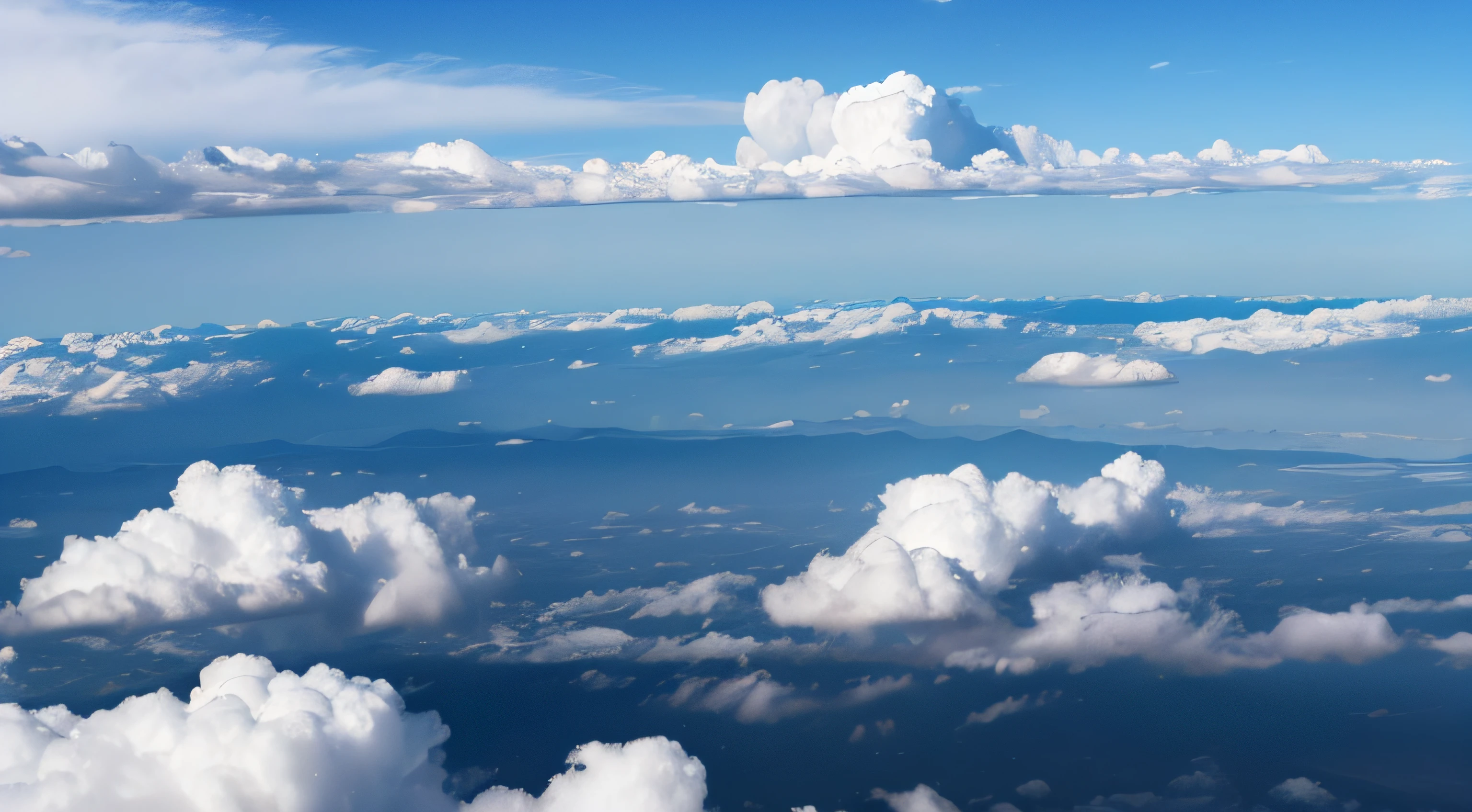 Into the cloud、blue-sky、8K、top-quality、realisitic、delicate clouds、Cloud only、 --auto