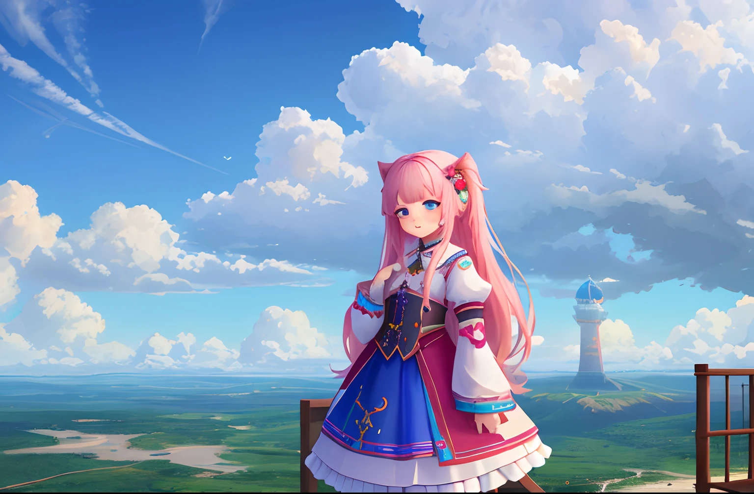 Irtysh Girl Sweet Kawaii, concept art, 4k