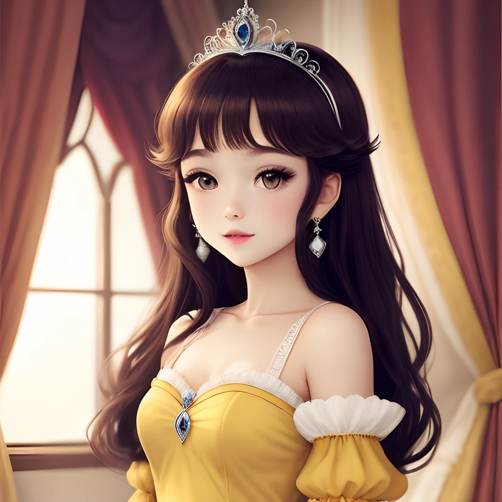 amarelo A Princess Beautie well-styled