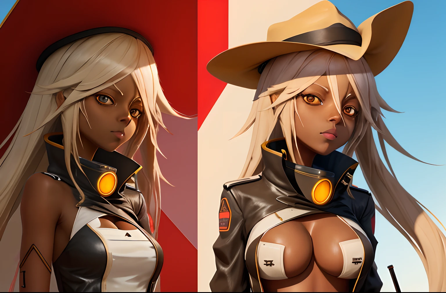 Strive Ramlethal Valentine, concept art, 4k