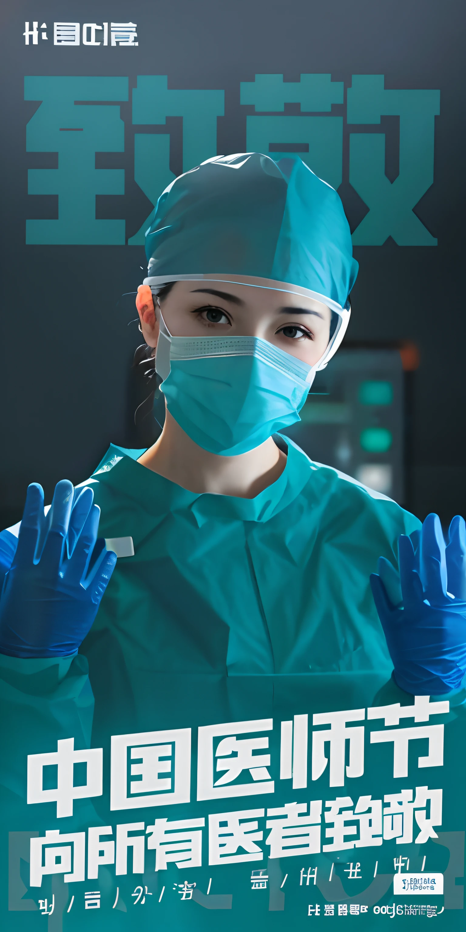 (RAW photo, best quality), 1girl, long sleeve surgical outfit,  surgical gloves, surgical cap,  operating room, overhead surgical light, light smile,
 (surgical_mask_open), completely_undone,rip,,no mask,
  <lora:concept_surgical_mask_open_v2_1:0.6>