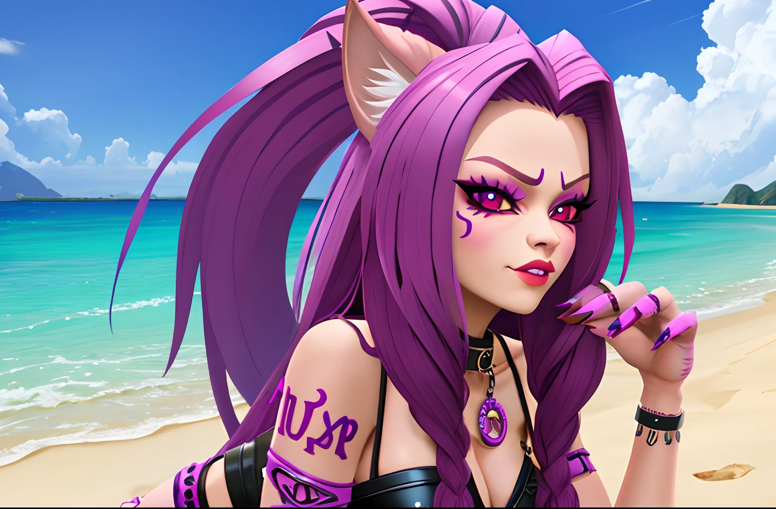 Adult Clawdeen Wolf , concept art, 4k