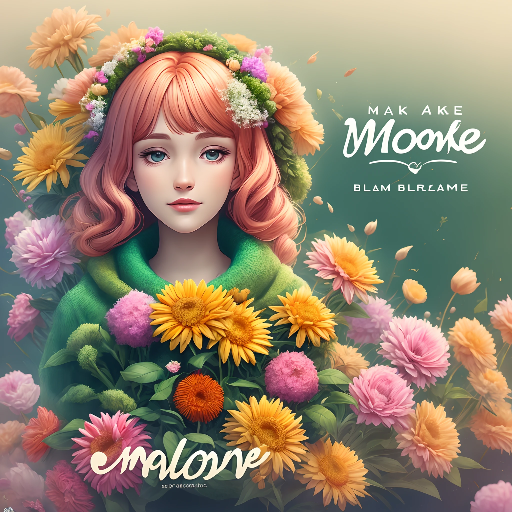 Make a logo with the clothing theme, com o nome: bloom