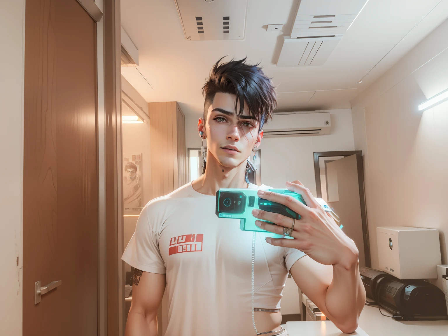 (RAW photo, best quality), (realistic, photo-realistic:1.3), masterpiece, an extremely manly and masculine, extremely detailed, CG, unity , 2k wallpaper, Amazing, finely detail, extremely detailed CG unity 8k wallpaper, huge filesize, ultra-detailed, highres, absurdres, soft light, pietroboselli person, tan skin, detailed fingers, extremely detailed eyes and face, beautiful detailed nose, beautiful detailed eyes, light on face, looking at viewer, (1man, mature face), realistic face, realistic body, underwear, shirtless, big bulge on underwear, big rounded ass