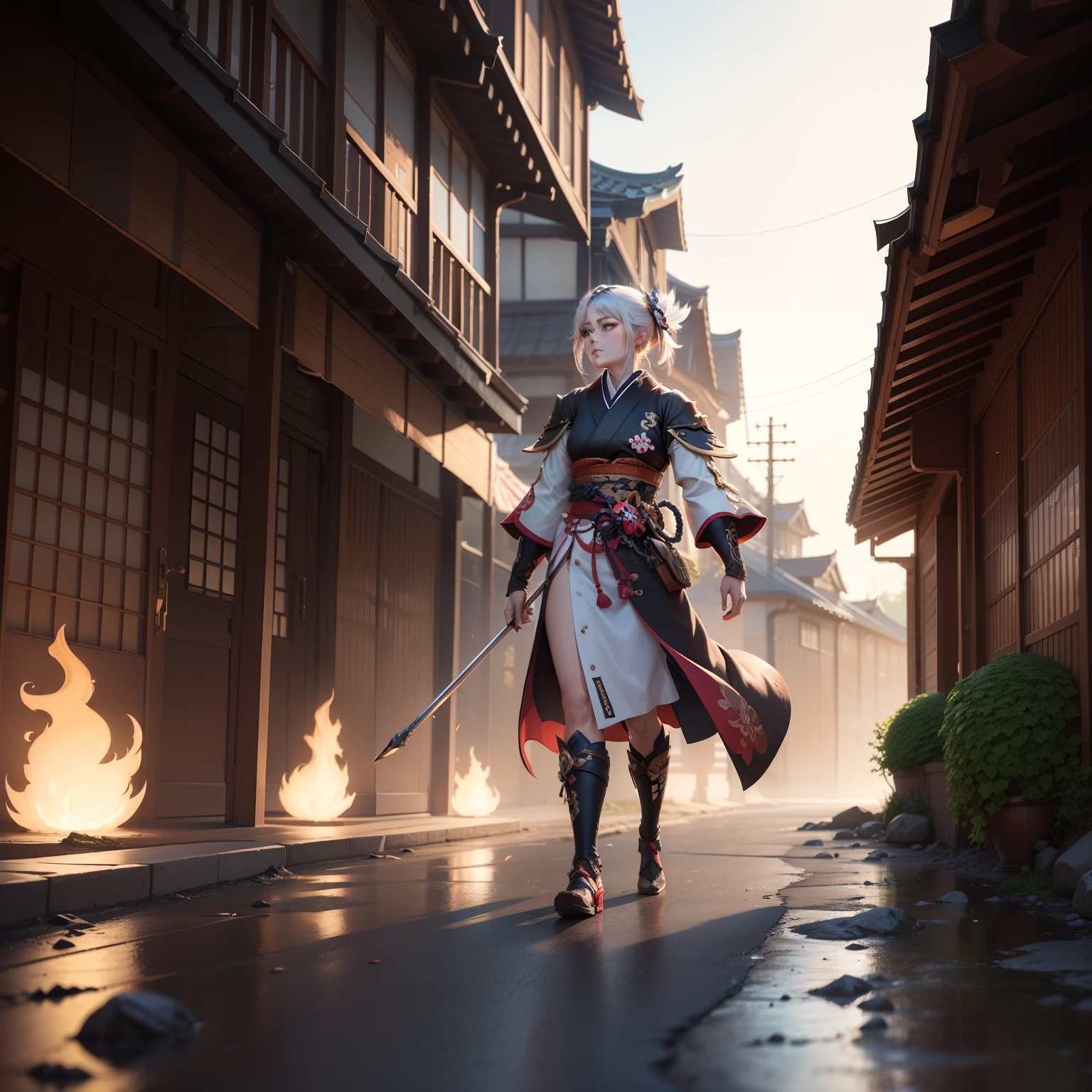 Genshin Impact Collei, concept art, 4k