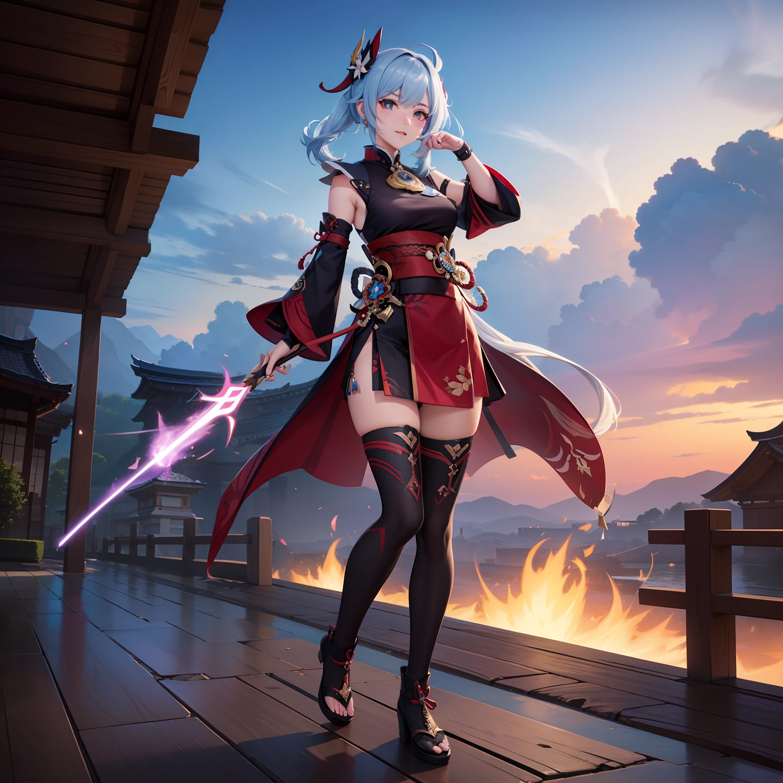 Genshin Impact Collei, concept art, 4k