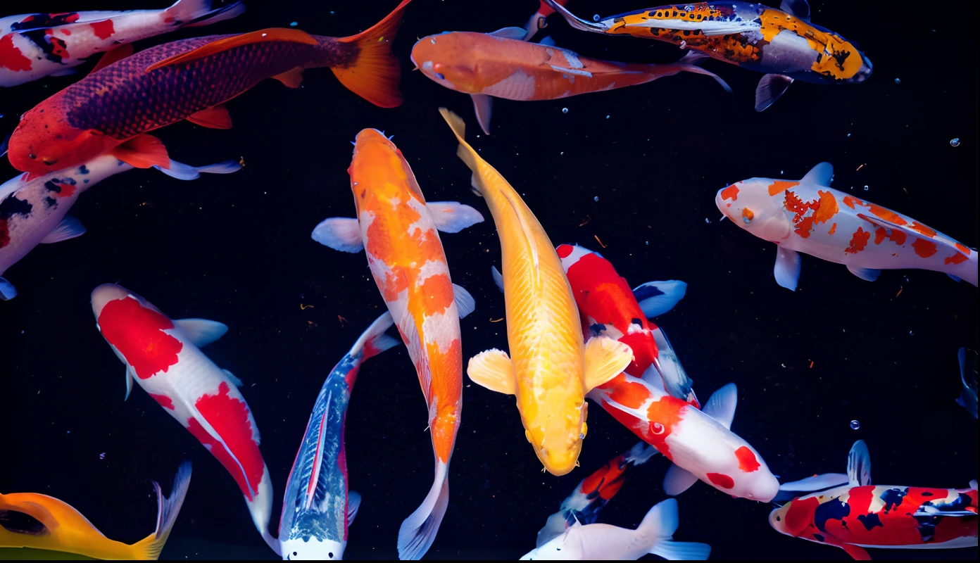 Colorful fish swim in the pond, koi colors, koi fishes, koi fishes, Floating carp, Koi, fish swimming, fish swimming around, Koi Pond, fish swimming, fishes, Colorful fish, ( ( ( koi colors ) ) ), see fishes swimming, Carp floating in space, reflective water koi pond, school of fish, school of fish