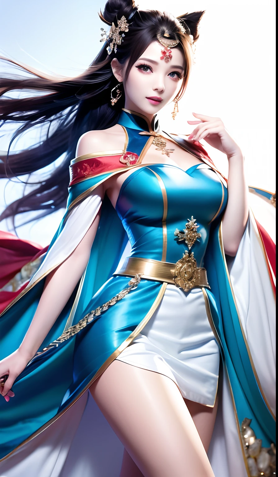 Best quality, A high resolution, china dress, Super beautiful face, super beautiful eye, Super beautiful hair Super beautiful face,Super beautiful eyes,Super beautiful hair,Bigchest,Pictures of bathing