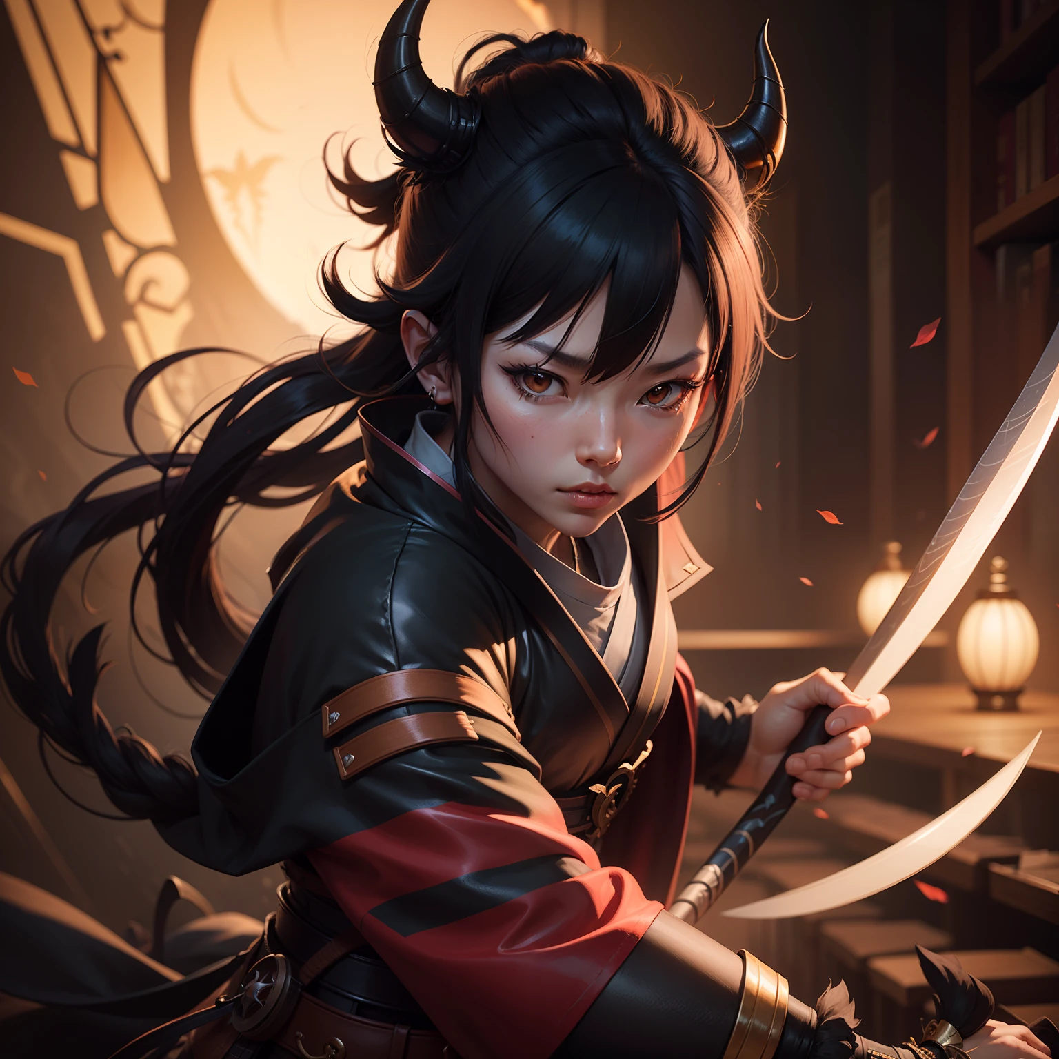 Demon Slayer Shinobu Kocho, concept art, 4k