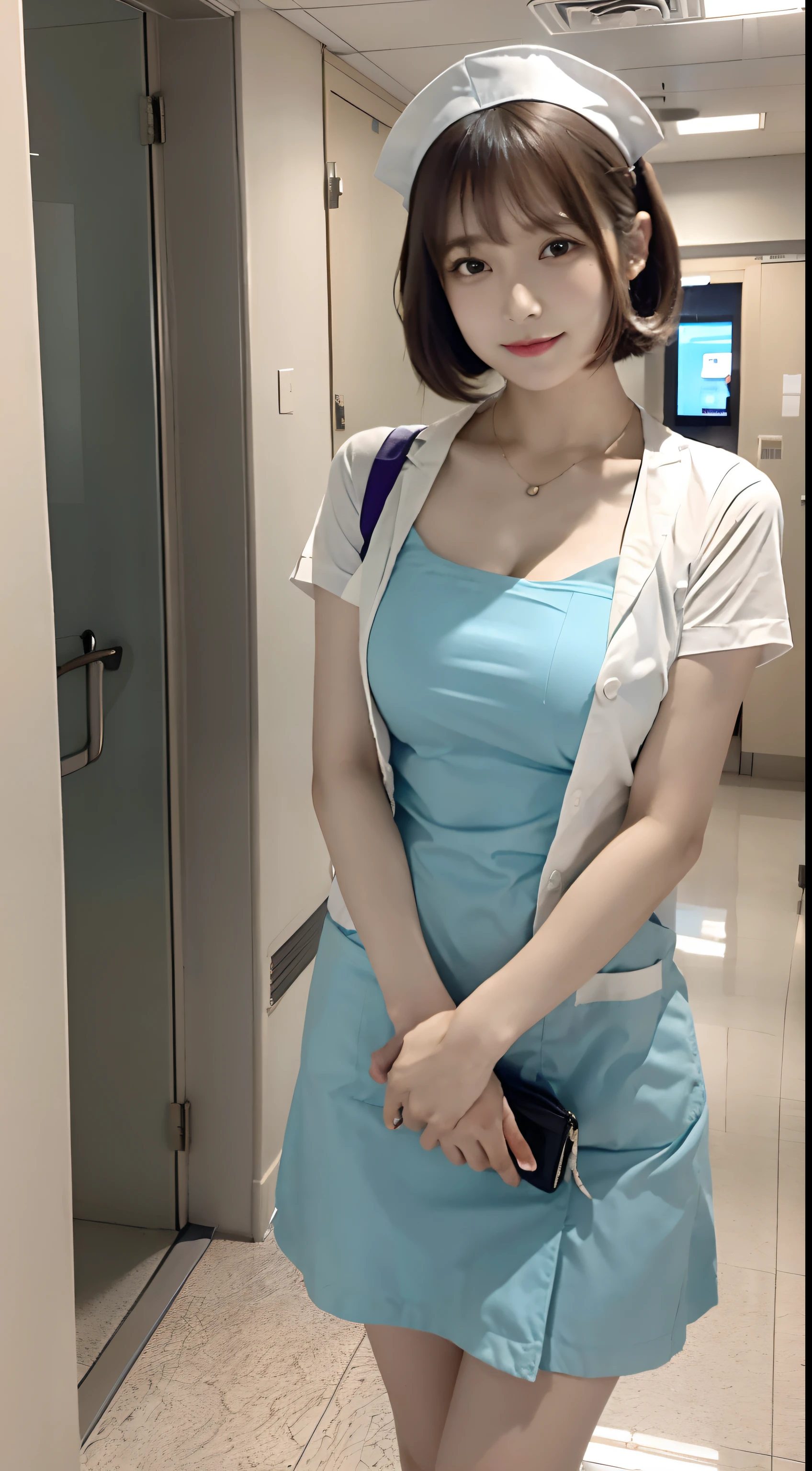 Male patient on operating table、Female doctor performing laparotomy on male patient 2、（Sadistic female doctor who opens laparotomy:2）、Bleeding man、You can see the intestines from the stomach、Female doctor with scalpel for surgical surgery、Devilish Smile, Look at viewers