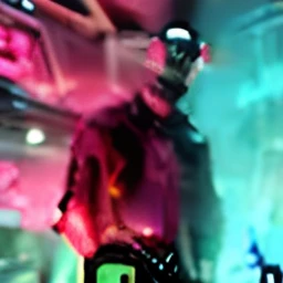 a man in a black jacket and glasses stands in front of a futuristic city, vr game, cyberpunk vibe, cyberpunk vibes, deeper into the metaverse we go, has cyberpunk style, cyberpunk theme, in cyber punk 2077, cyberpunk futuristic, cyberpunk future, synthwave, wearing cyberpunk streetwear, futuristic cyberpunk, cyberpunk tech, retro cyberpunk, synthwave style