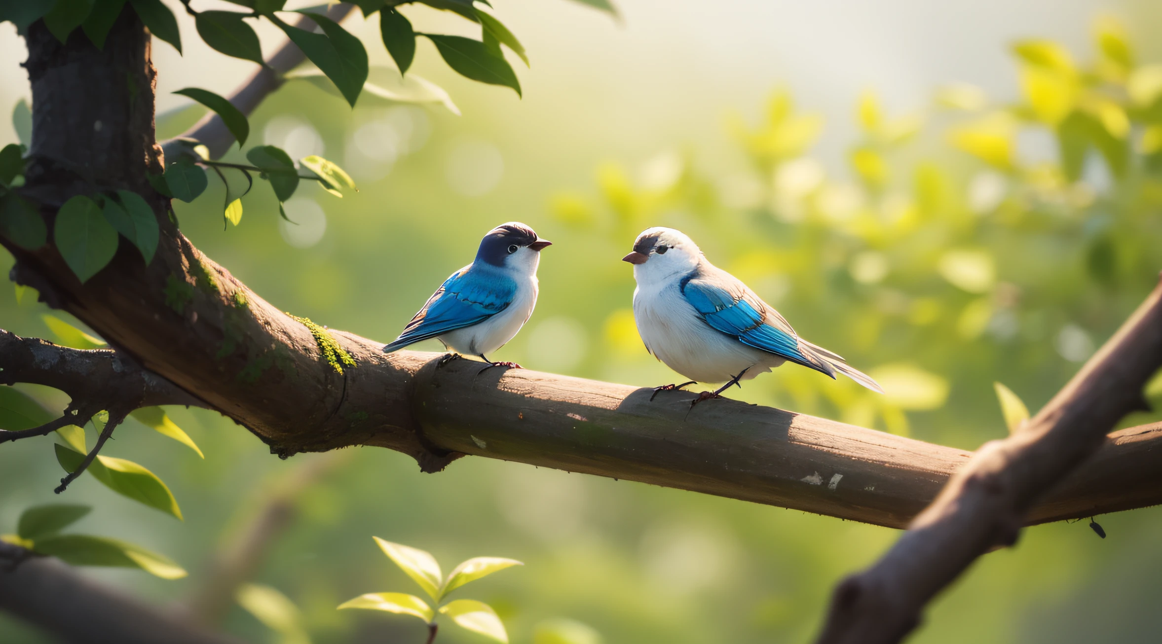 This little bird is also a singer with a wonderful voice。Its chirping sound is crisp and pleasant,Awaken nature every morning with its beautiful singing。Its singing is full of energy and joy,Eliciting a response from other birds,Together form a beautiful harmony。