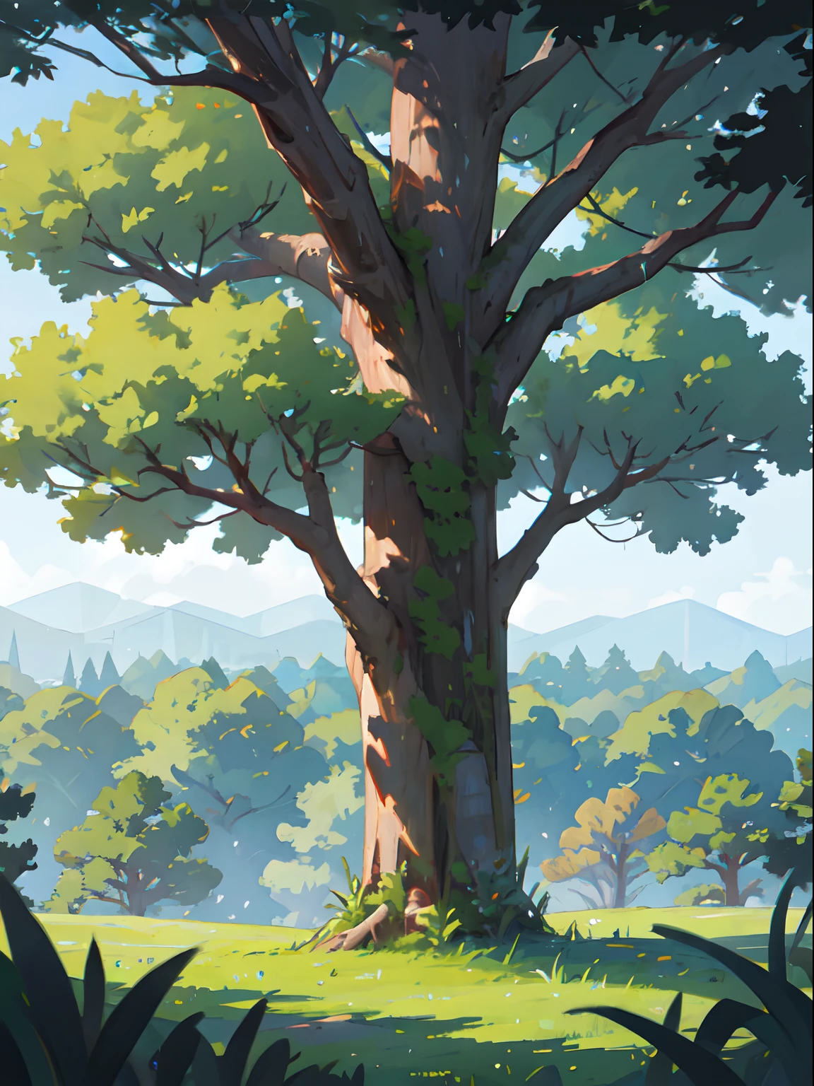 Some trees、Faraway view