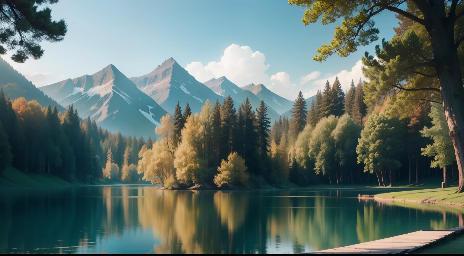The wonderful lake of dream