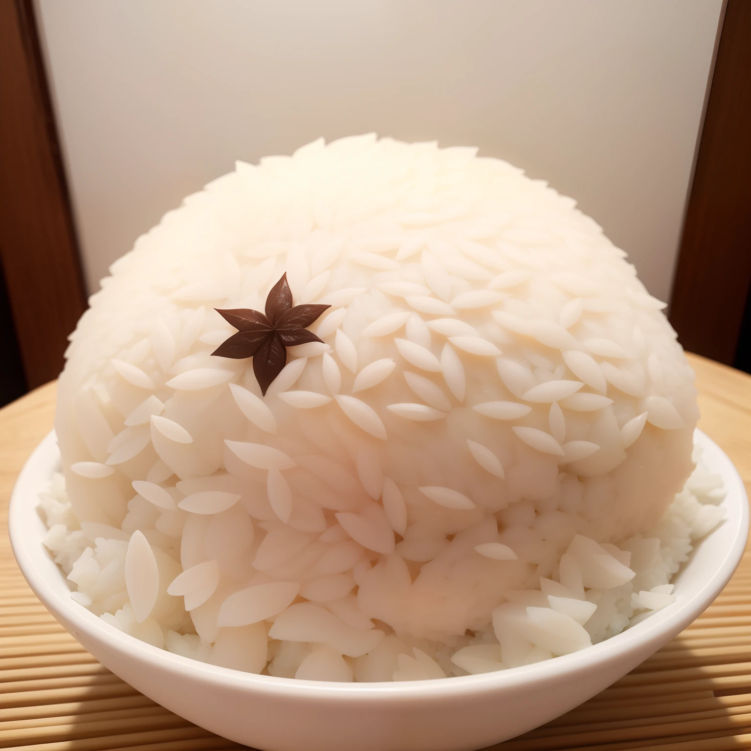 White rice、high-level image quality