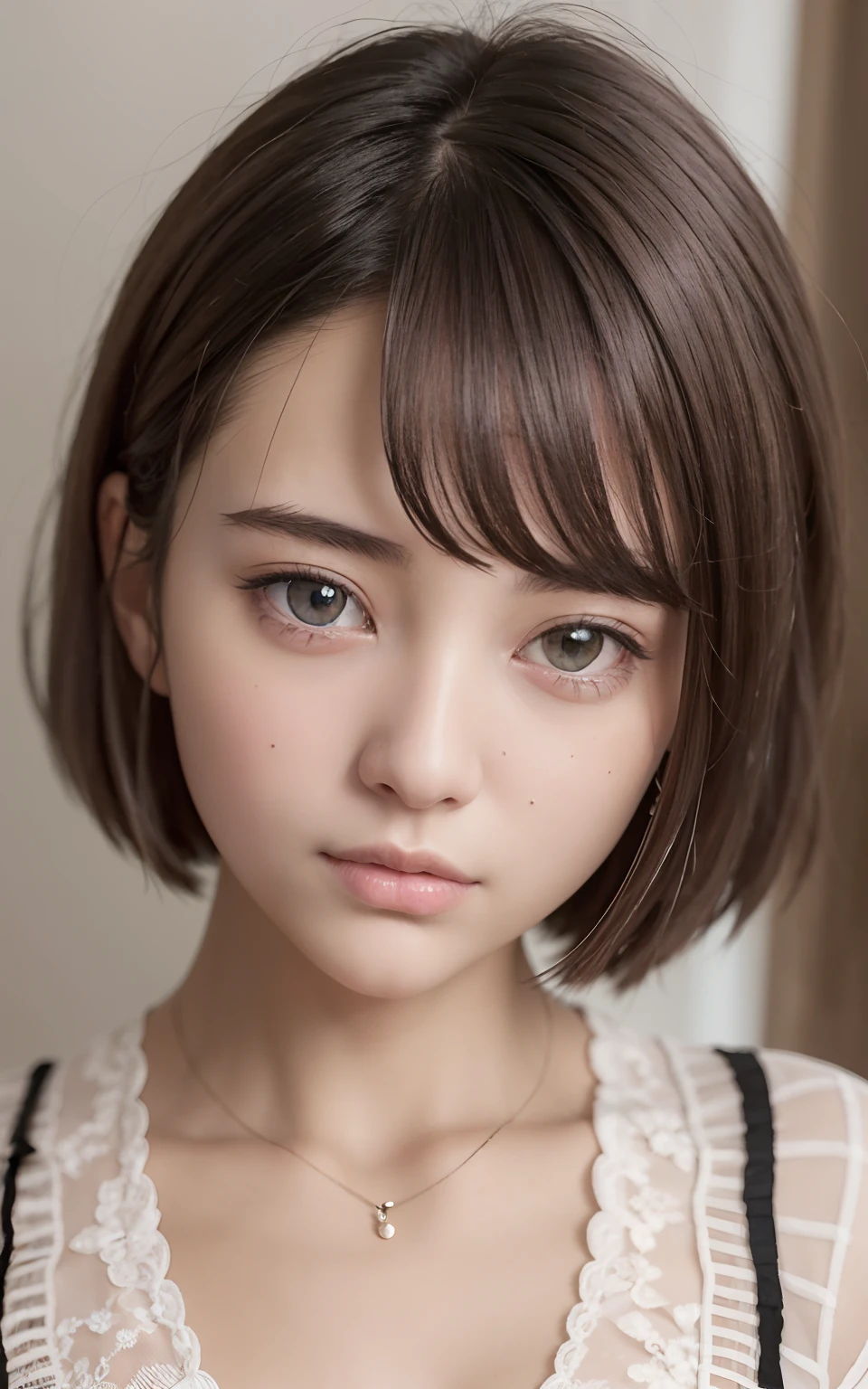one girl, (a beauty girl, delicate girl:1.3), (:1.3),
break, (school uniform, serafuku:1.3),
break, Definition of Very Fine Particles, (Symmetrical eyes:1.3),
break, (Lush green park:1.3),
break, Small breasts, Brown eyes, Parted bangs, Brown Hair, girl,
break, (Eye and facial details:1.0),
break, (masterpiece, highest quality, Very detailed, Detailed face, 8k)、Completely naked、On the bedで、Shy 16-year-old、White nude、Shy 16 year old、blush、On the bed、M-shaped legs