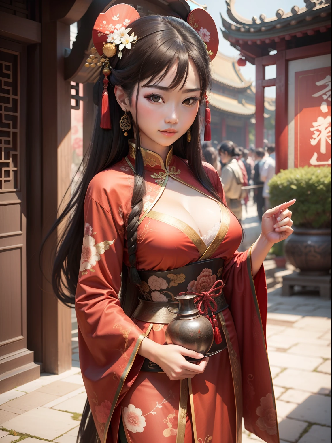 beautiful woman, China, ancient, traditional