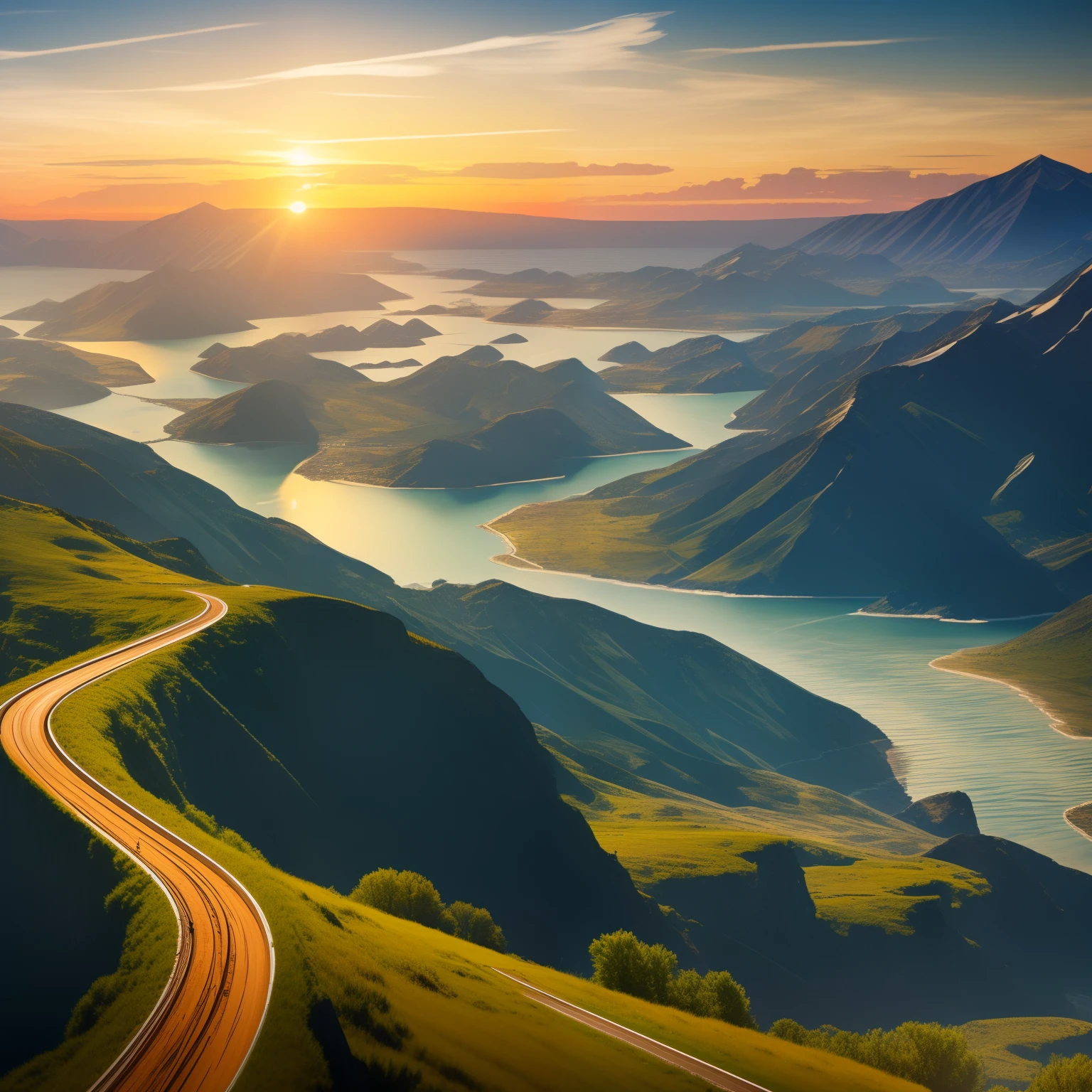 Manifest destiny, concept art, 4k