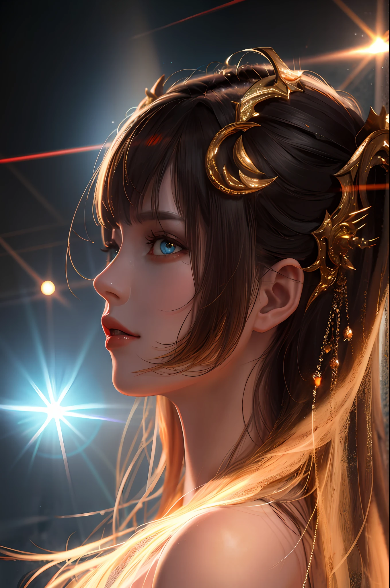 masterpiece, best quality, high quality, High definition, High quality texture, High quality shadow, high detail, realistic, Cinematic Light, sidelighting, Lens Flare, Ray tracing, sharp focus,