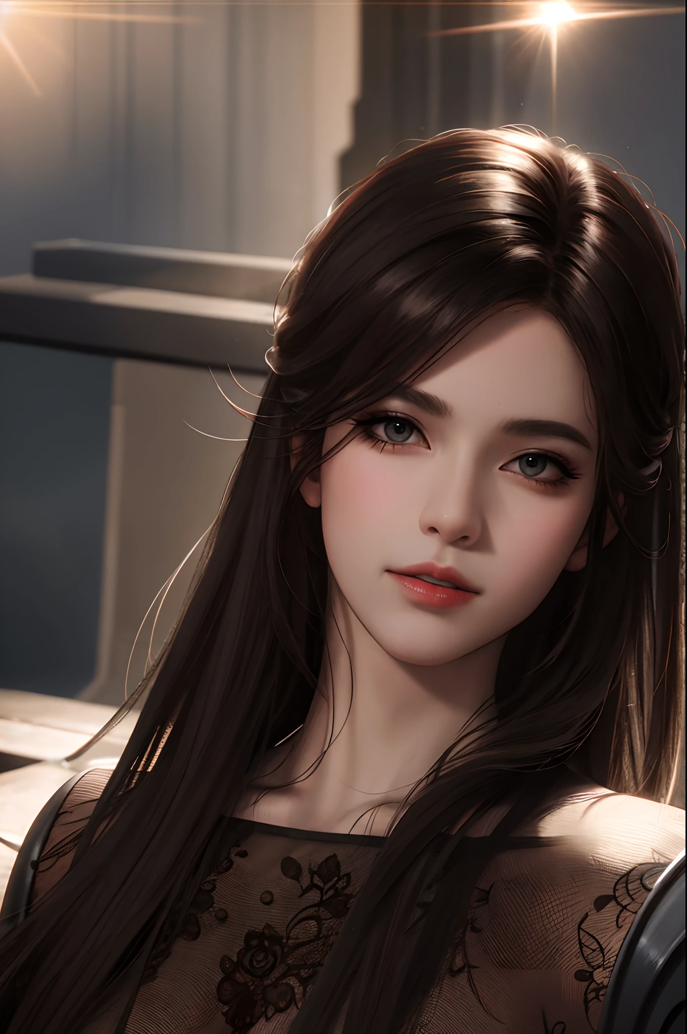 masterpiece, best quality, high quality, High definition, High quality texture, High quality shadow, high detail, realistic, Cinematic Light, sidelighting, Lens Flare, Ray tracing, sharp focus,