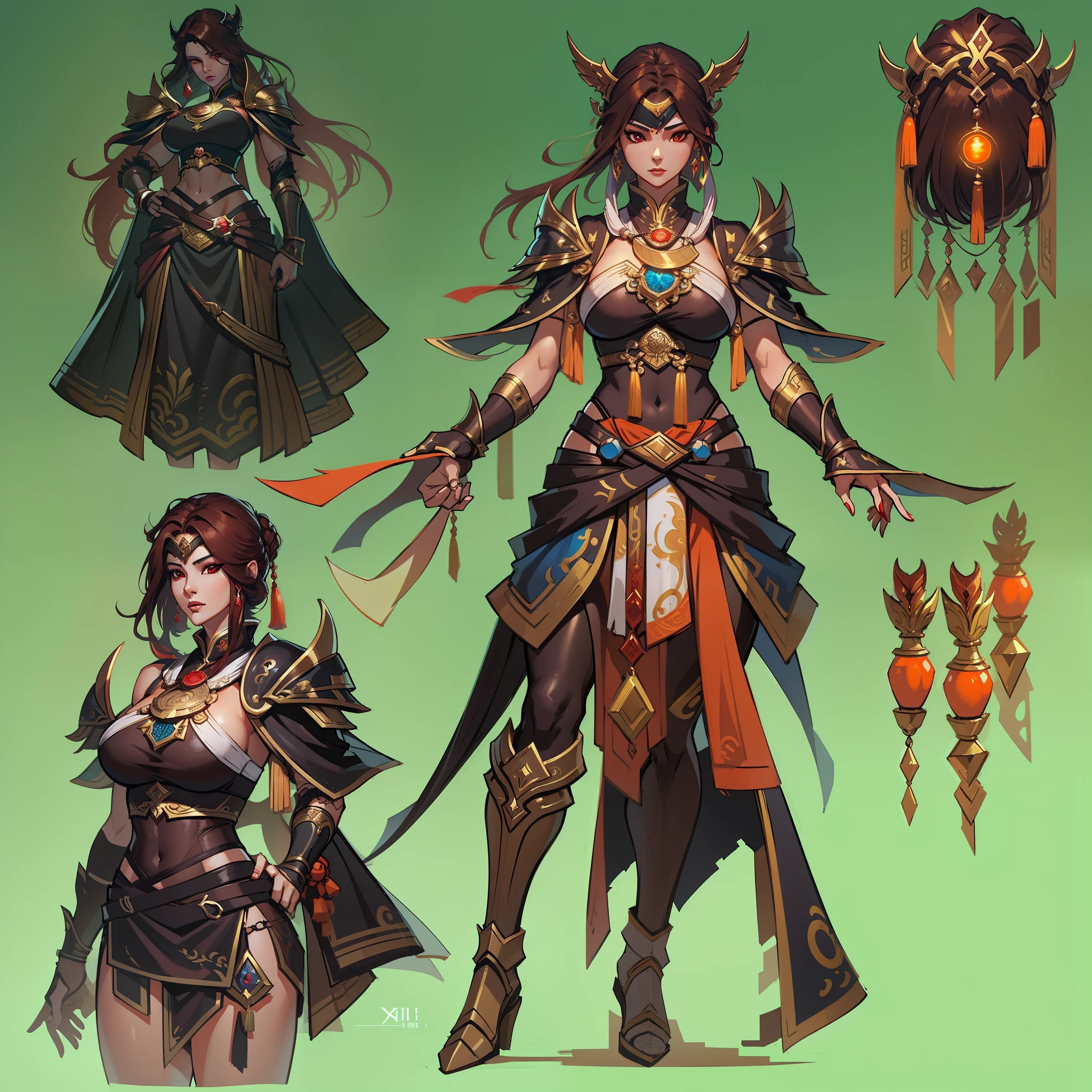Game character standing drawing design,Disney animation,style of disney animation,Orc female,Cat-eared lady,Leather armor,Fur shoulders,Slim figure,The barefoot,Holding a red dagger,Different layers overlay,Different angles,(Back all over the body:1.4),solid color backdrop,clean backdrop,depth of fields,high light,Real light,Ray traching,OC renderer,UE5 renderer,Hyper-realistic,best qualtiy,8K,Works of masters,super-fine,Detailed pubic hair,Correct anatomy,