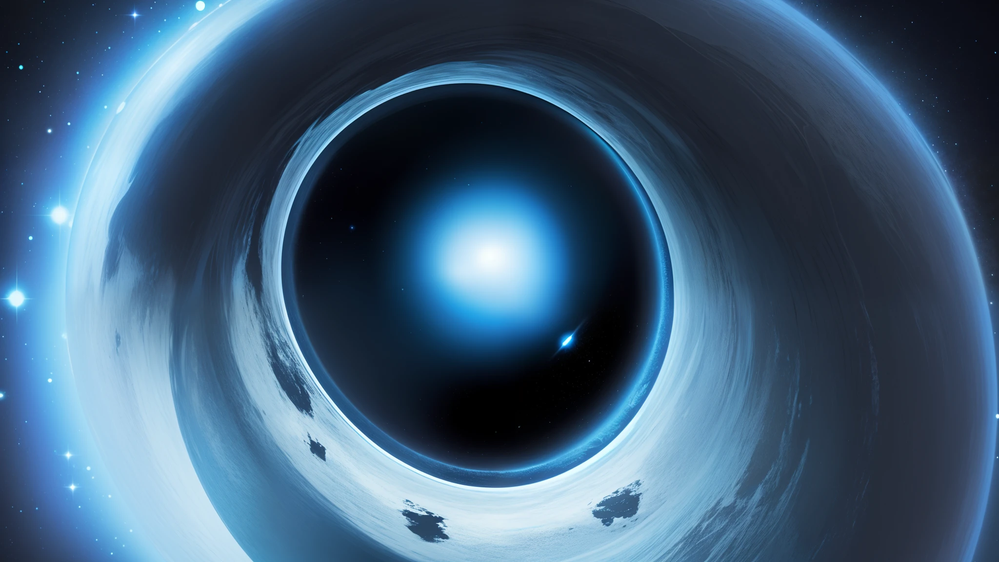 black hole,Close-up,Super spectacular,emits a dazzling blue light,No people,photorealestic,hyper realisitc,Close-up,Super huge,Spectacular