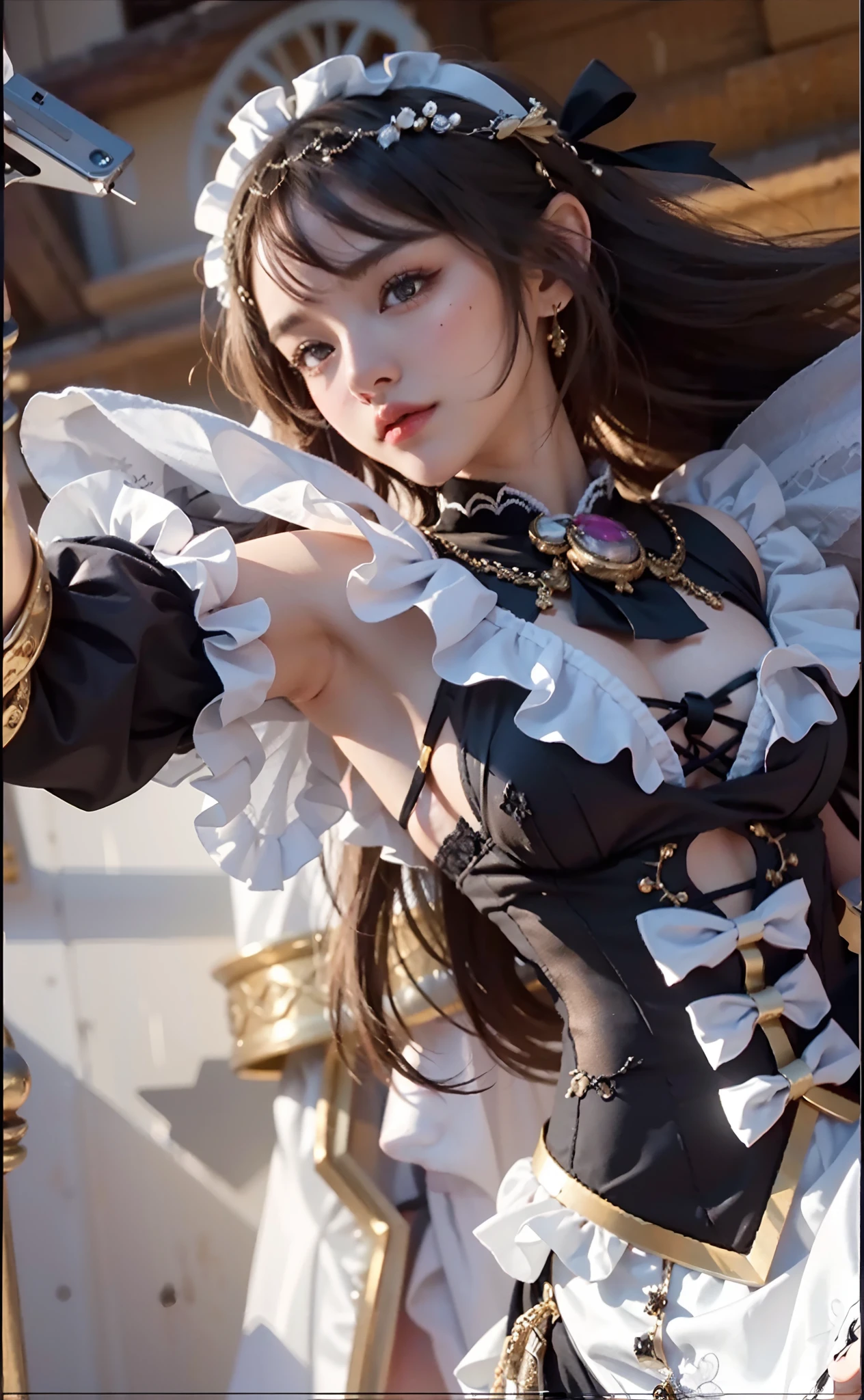 realistic, 1girl,cute face,(Very detailed 8k wallpaper),ultra hd