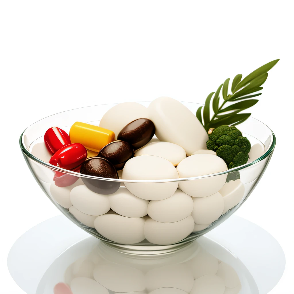 drug、supplement、Healthy Foods、White background