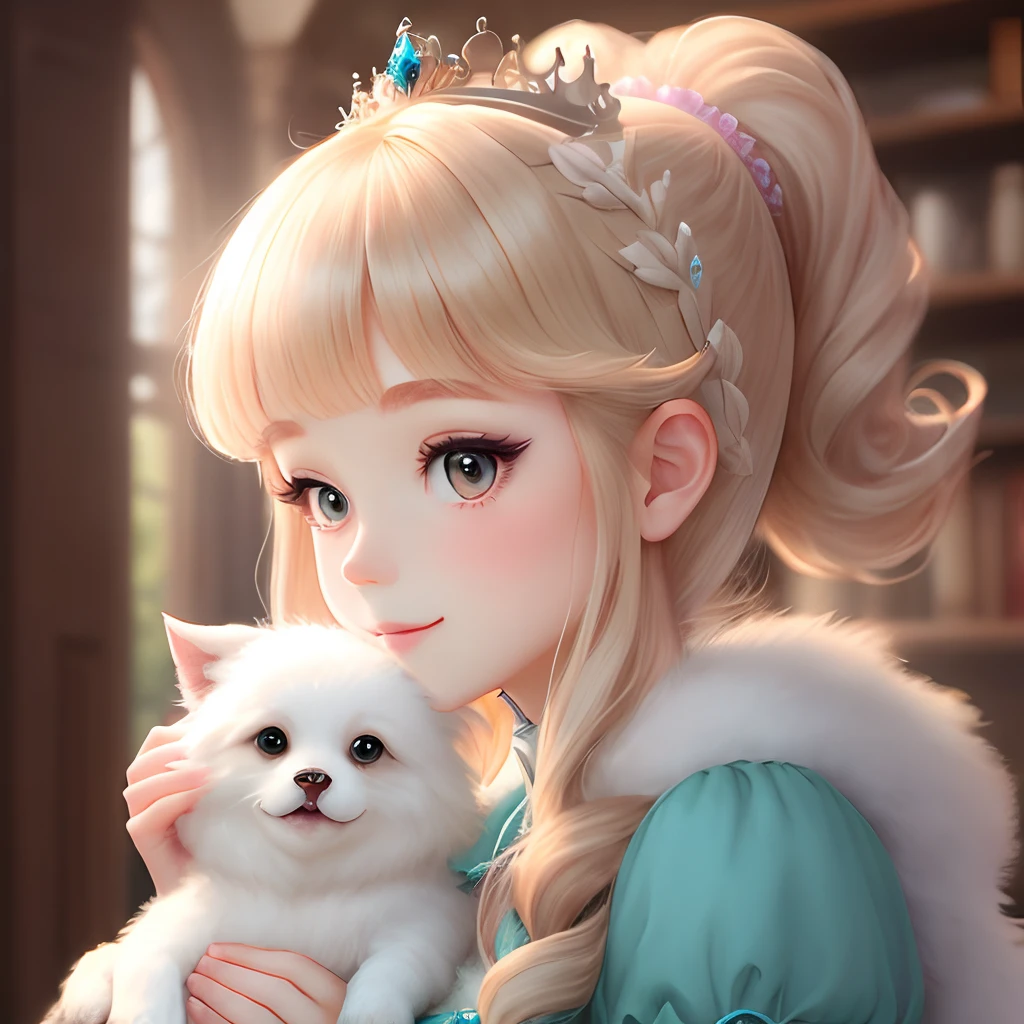 A Princess fluffly well-styled Beautie
