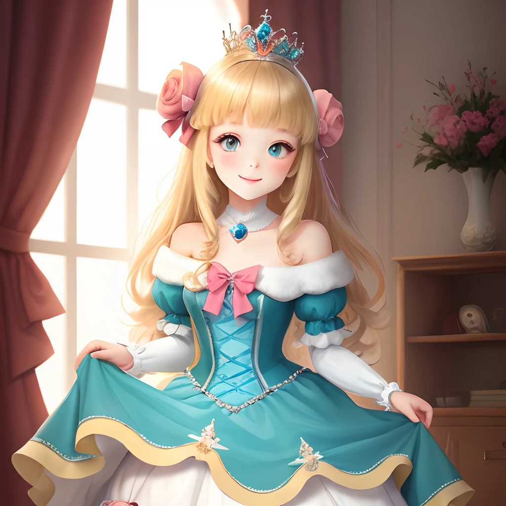 A Princess fluffly well-styled Beautie