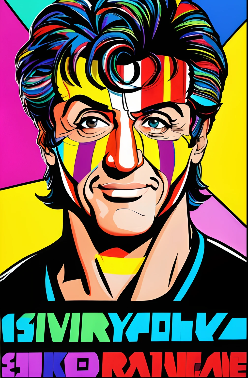 (Sylvester Stallone Smile EDUARDO Kobra ,Romero Brito,The Filling Twins ,multidimensional geometric wall PORTRAIT, arte, Chibi,
Yang08k, lindo, Colouring,
Primary works, qualidade superior, melhor qualidade, Arte Oficial, Beautiful and Aesthetic, 512 k