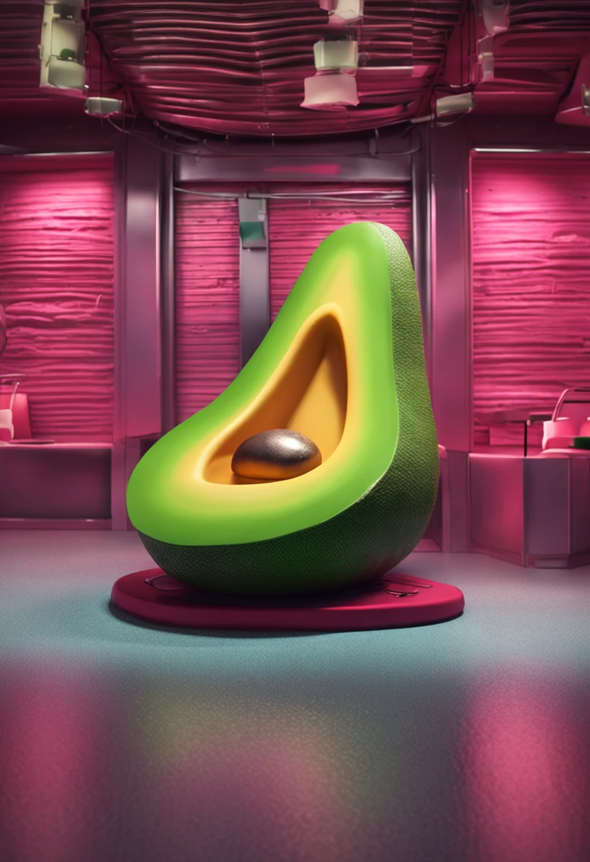 an avocado chair