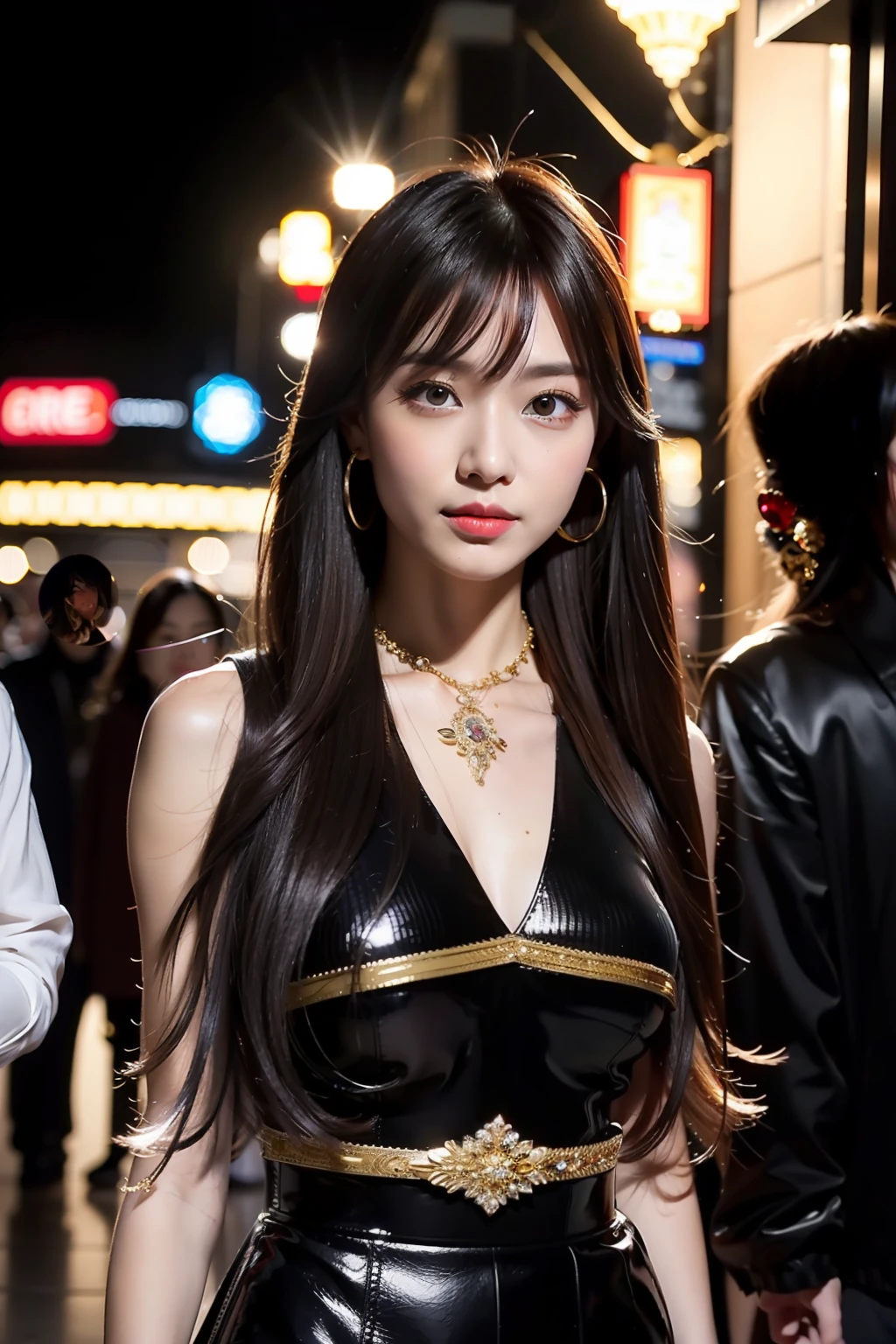 masterpiece, ultra high res, (photorealistic:1.5), raw photo, Kpop idols performing on stage, naked, low key