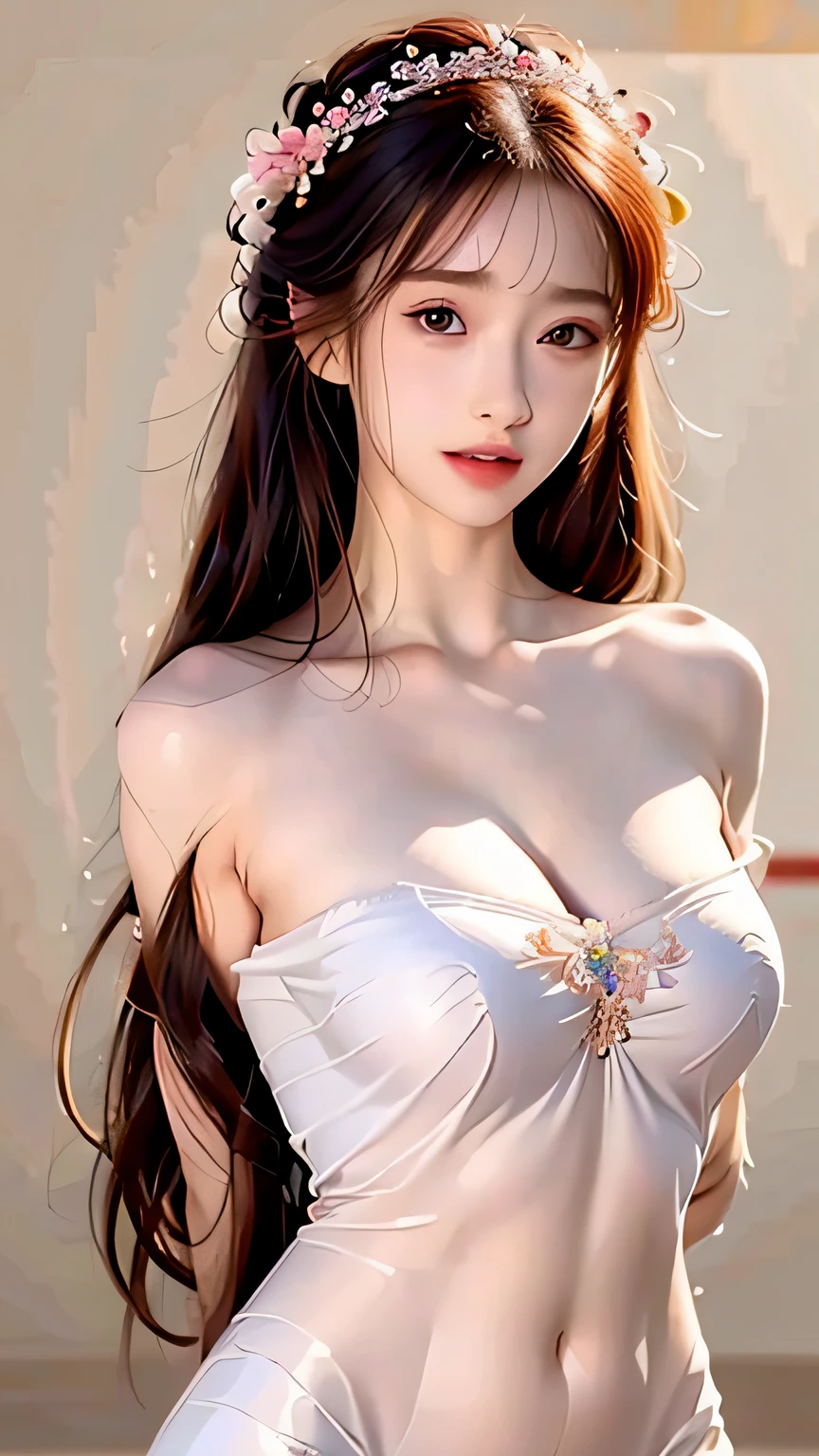 masterpiece, best quality, (realistic, photo-realistic:1.37), 8k, an extremely delicate and beautiful, amazing, finely detail, official art, absurdres, incredibly absurdres, huge filesize, ultra-detailed, extremely detailed, beautiful detailed girl, 1girl, (perfect female figure), full body, middle breasts,