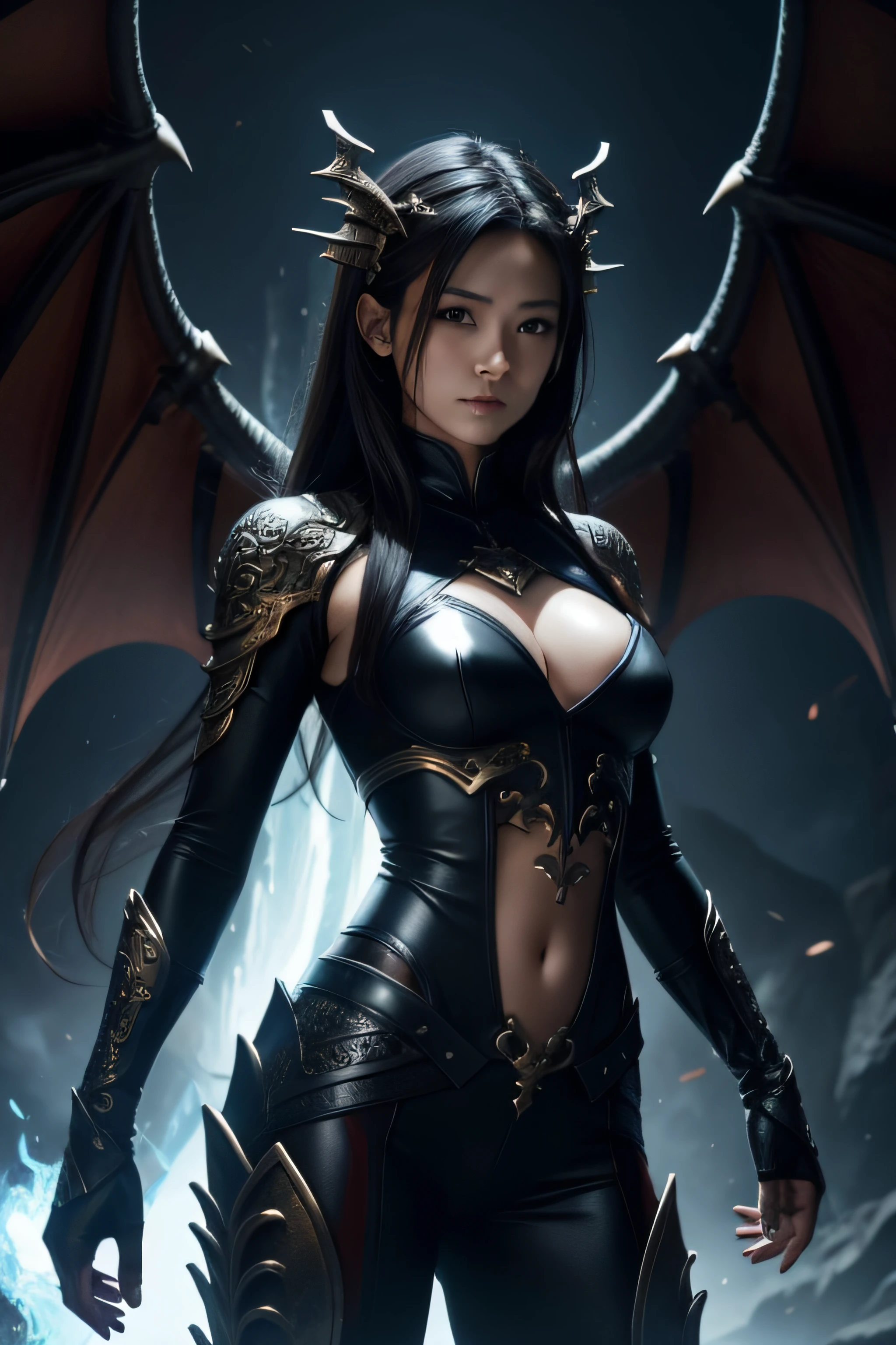female dragon angel, cool