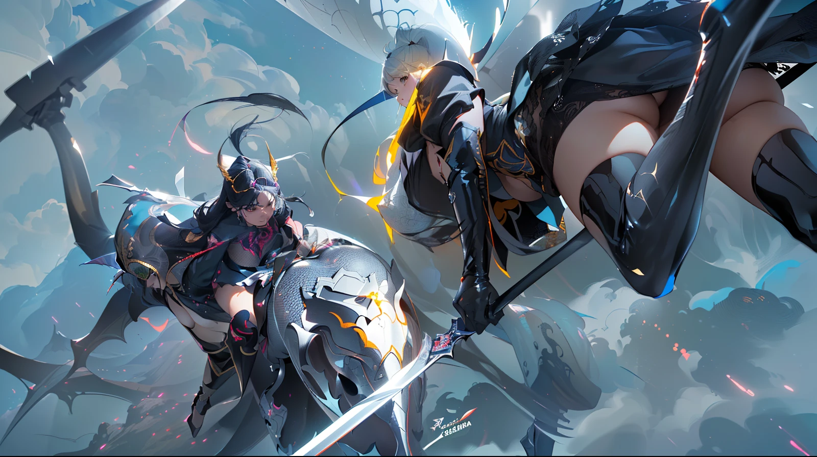 ((,???, PIERNAS DESNUDAS, ???? SOBRESALIENDO,GLUTEOS, ESPALDA, MUJER CON ARMADURA ROMANA,ROMANARMY,Anime - Ilustraciones de estilo de una mujer con una espada y un hombre con una espada, 2. 5 d cgi anime fantasy artwork, anime epic artwork, Arte conceptual digital de alta calidad, Arte de anime digital avanzado, anime fantasy artwork, Krenz Cushart y Wenjun Lin, Mejor fondo de pantalla de Anime 4K Konachan, Amazing conceptual painting, de Arknights