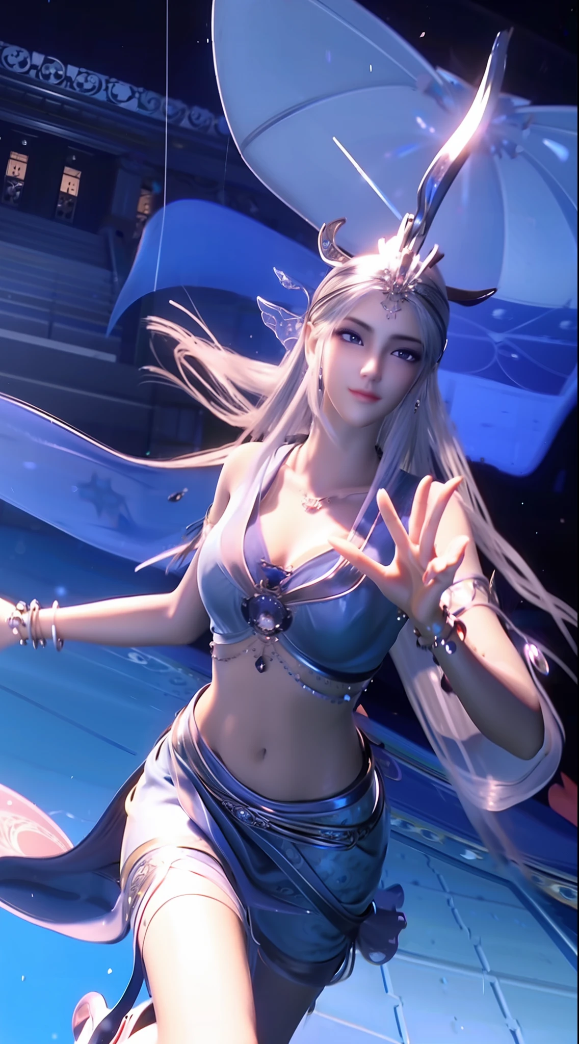 In this vast cosmic starry sky,A beautiful woman levitates among bright stars。Her figure is like a goddess in the universe,Dance,Countless stars revolved around her。Her long hair is as beautiful as the Milky Way,Meander through the stars,Reflect the stars around you。
Her eyes flashed with endless wisdom,It was as if the mystery of the universe was seen by her。。Her hand gently brushed over the stars,Use her power to breathe life and hope into this starry sky。Her beauty is like a shining star in the starry sky,Intoxicating,It's heart-warming。
In this mysterious starry sky,She was like a loving mother,Her love and pampering are everywhere。Her singing echoed in the endless void,Like the sounds of nature,Convey love and hope。Her appearance,This makes this universe more colorful,Become the faith and yearning in the hearts of countless sentient beings。
In this vast cosmic starry sky,This mysterious woman is like a sparkling pearl,Her beauty and power span time and space,Become the most moving legend in this starry sky。