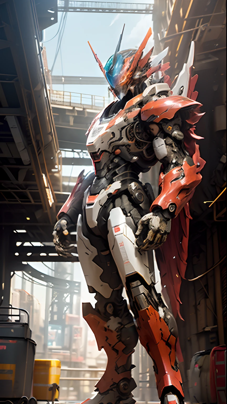 ((Best quality)), ((masterpiece)), (highly detailed:1.3), 3D, beautiful, (cyberpunk:1.2), in space, nebula, holding_weapon, (1Female mecha:1.3), facing the viewer, glowing eyes, full body, (flying, swooping down, dynamic, motion blur: 1.4), (huge mecha wings: 1.6), looking up, glowing_eyes, mecha, panorama, background is earth, nebula, space, particles, reality, HDR (High Dynamic Range), Ray Tracing, NVIDIA RTX, Super Resolution, Unreal 5, Subsurface Scattering, PBR Texturing, Post Processing, Anisotropic Filtering, Depth of Field, Maximum Clarity and Clarity, Multilayer Textures, Albedo and Specular map, Surface shading, accurate simulation of light-material interaction, perfect proportion, Octane Render, two-tone lighting, large aperture, low ISO, white balance, rule of thirds, 8K RAW, efficient sub-pixel, sub-pixel convolution,