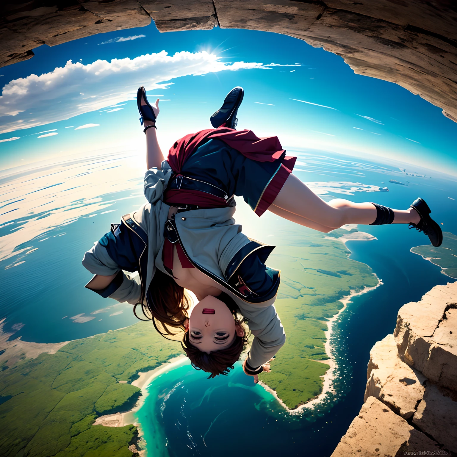 A world where heaven and earth are turned upside down --auto
