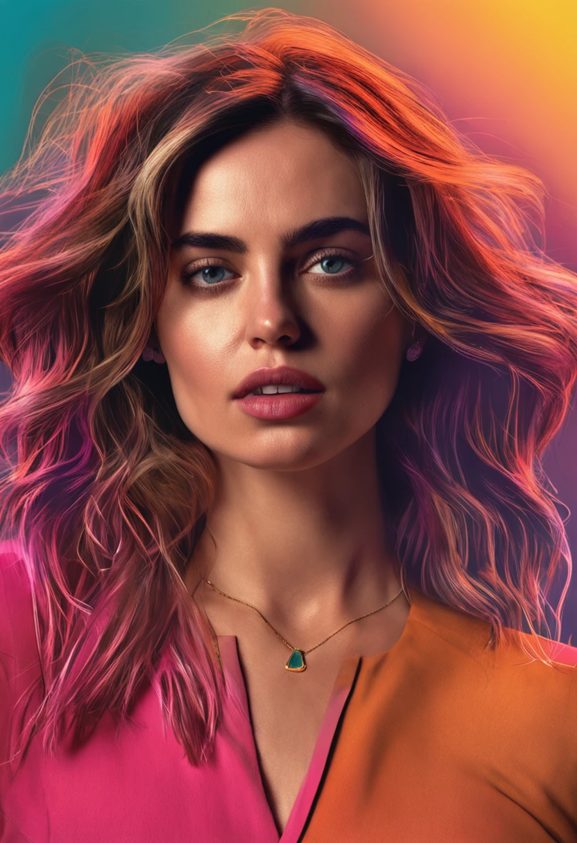 portrait of ana de armas, close up