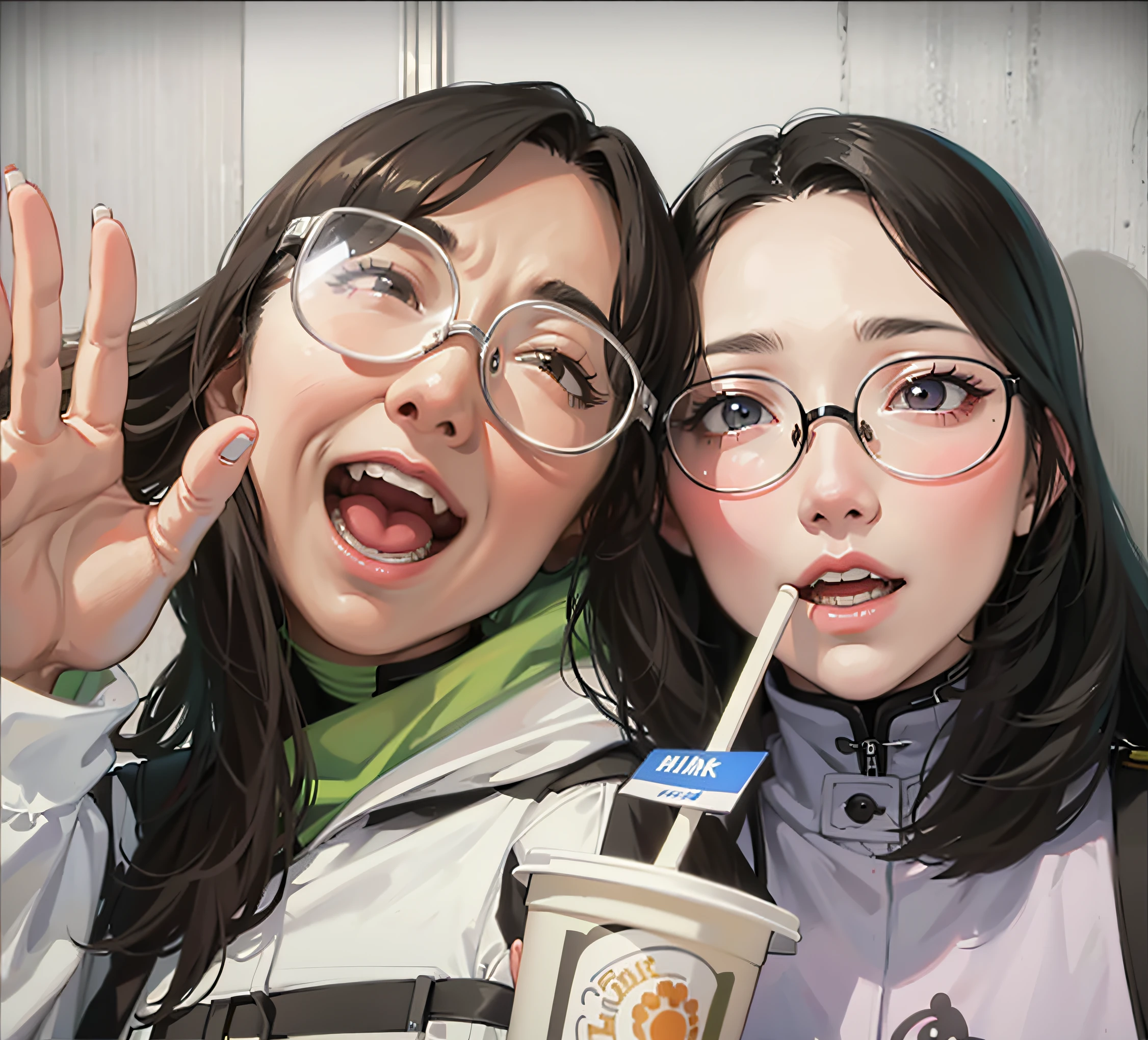 There's two women who are holding beer glasses, cerveja, Noite!, andrea rocha, imagem de perfil, Malika Favre, Mulheres de 40 anos, Directed by: Nandor Soldier, Marischa Becker, pessoas bebendo cerveja, uau!, night time, delicioso, Directed by: Felipe Seade, instagram story, nigth, beber, at night